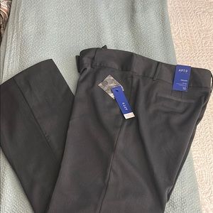 Apt. 9 Women’s Blue-Gray with White flecks Trousers nwt